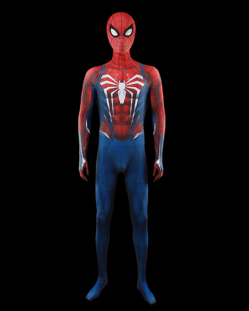 Advanced Spider-Man PS4 suit on a black background